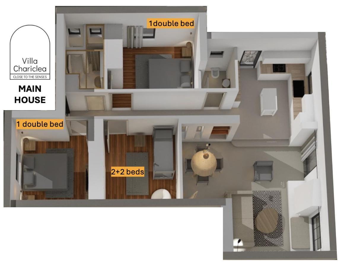 Chariclea Villa Klima  Ngoại thất bức ảnh
